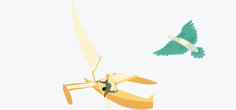 Dans son ouvrage, Teuira Henry rapporte la chanson sacrée de la pirogue de Rū. 