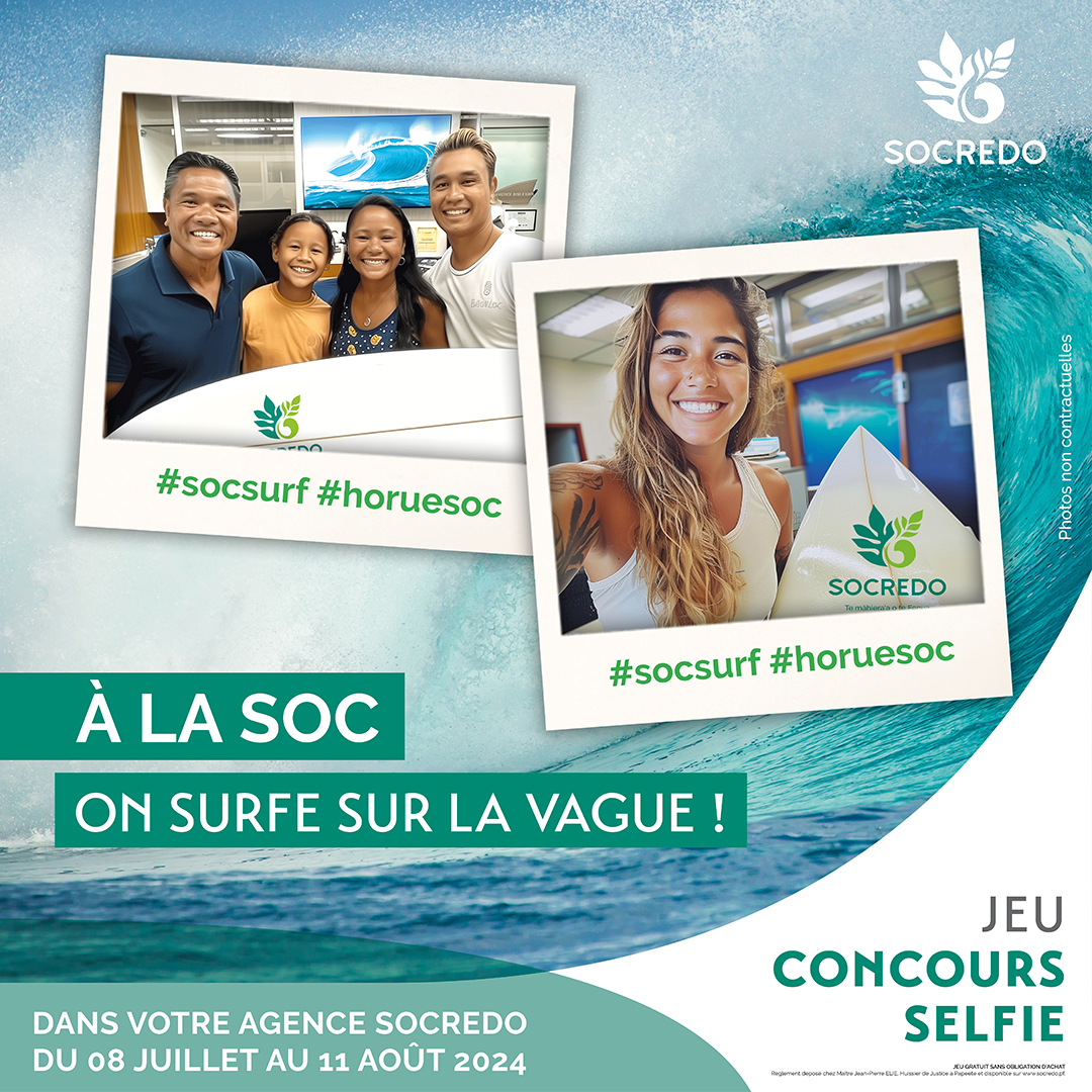Jeu concours selfie #socsurf #horuesoc
